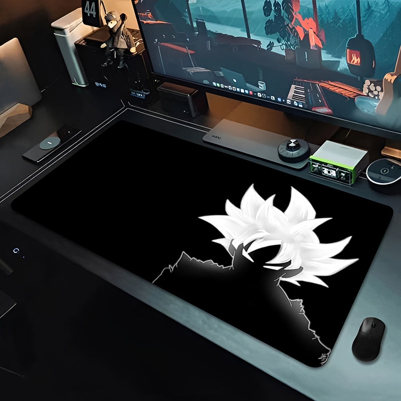 Gaming Keyboard Easy To Clean - DBZ Schwarzes Anime-Mauspad Dragon Ball Große