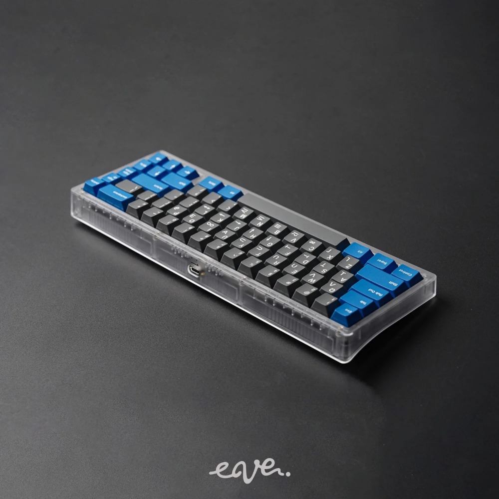 Keyboard Gaming Transparent - Swagkeys EAVE65 Mechanisches Tastatur-Kit, Dichtung, kabelgebunden,