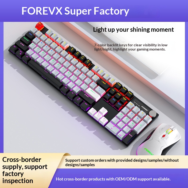 Gaming Keyboard Not Typing - Fvq600 Esports Gaming-Set aus mechanischer Tastatur