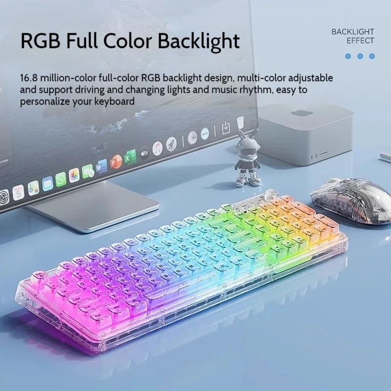Transparentes Eiskristall Kabe – Keyboard Gaming Transparent Bewertung und Preis