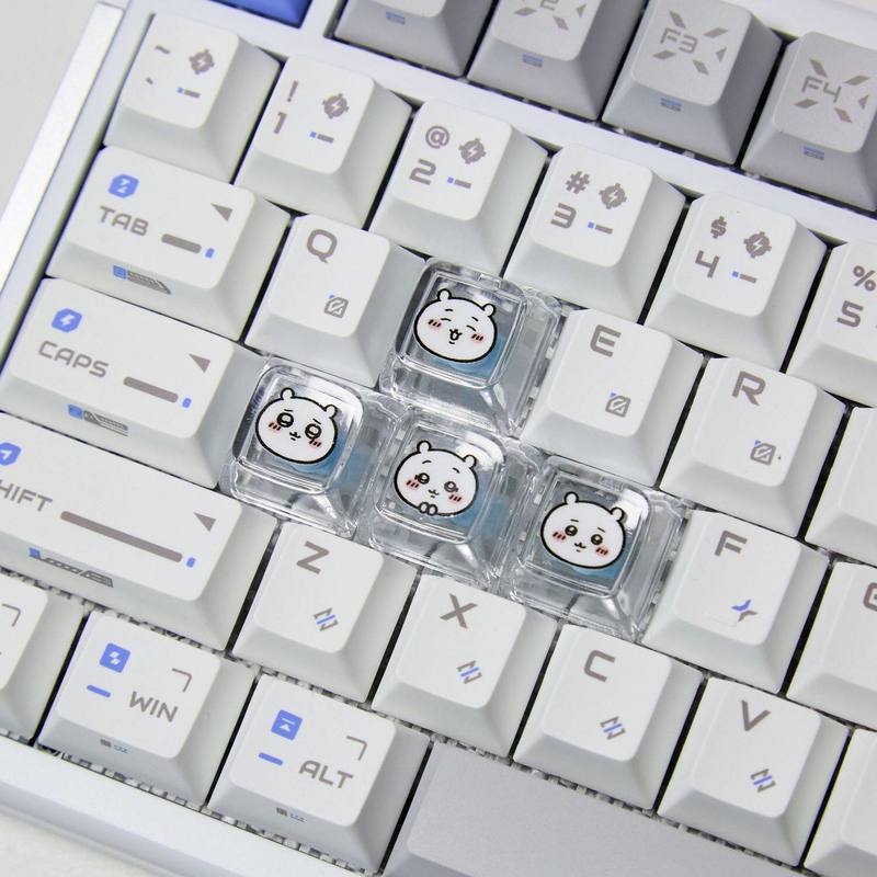 Chiikawa 4 Stück handgefertigt – Keyboard Gaming Transparent Bewertung und Preis