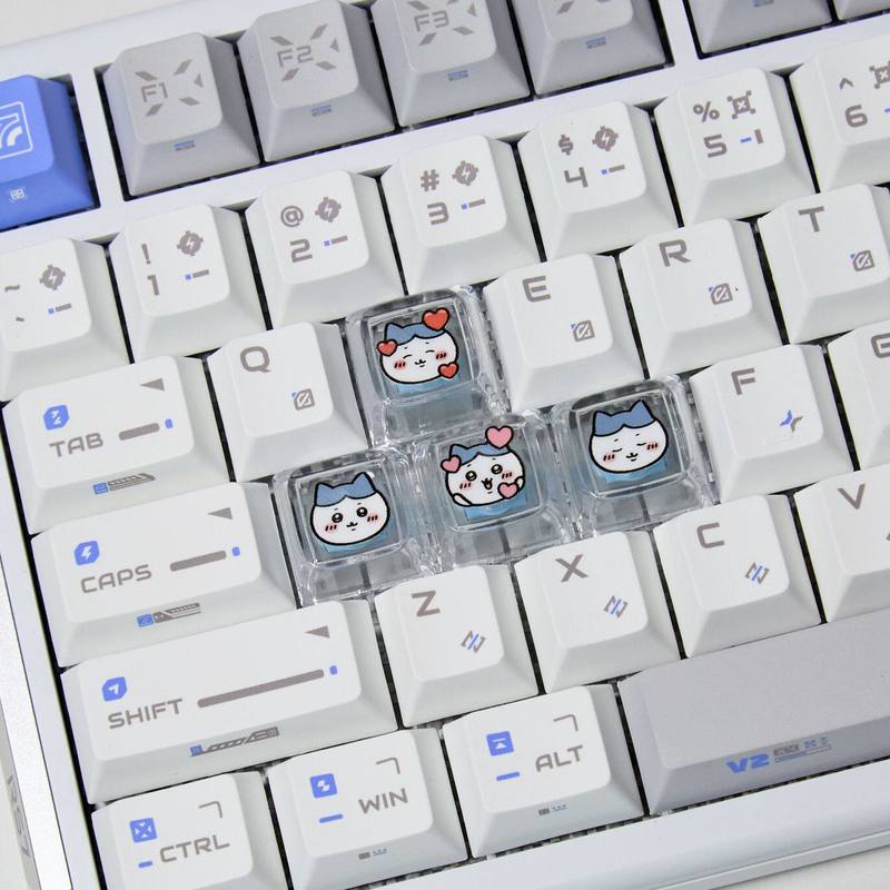 Chiikawa 4 Stück handgefertigt – Keyboard Gaming Transparent Bewertung und Preis