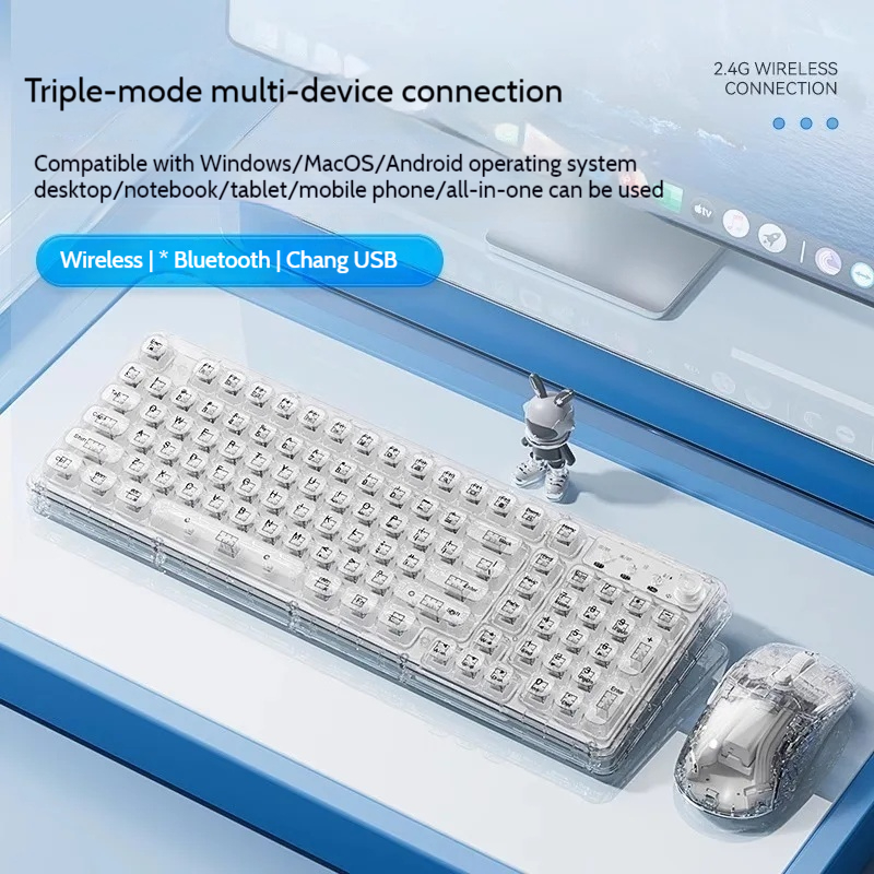 Leilin Z99 Ice Transparent Wir – Keyboard Gaming Transparent Bewertung und Preis