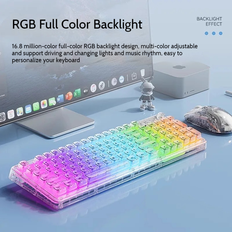 Leilin Z99 Ice Transparent Wir – Keyboard Gaming Transparent Bewertung und Preis