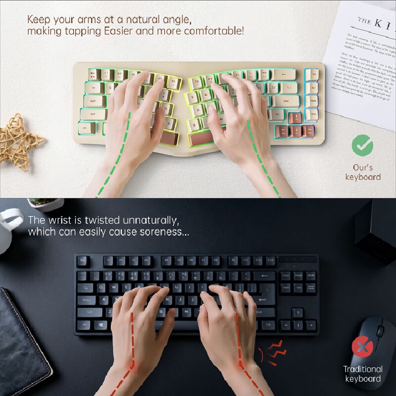 A86 Gaming-Tastatur, geteilte, – Gaming Keyboard Not Typing Bewertung und Preis