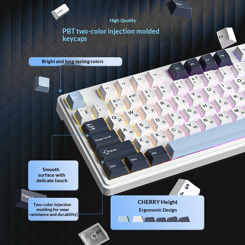 Furycube Rx75 Pro Tri-Mode Rus – Gaming Keyboard Not Typing Bewertung und Preis