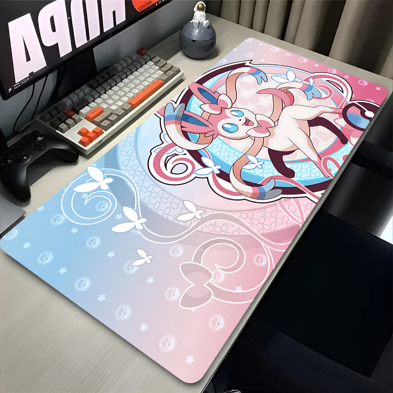 Großes rosa süßes Mauspad XXL  – Gaming Keyboard Easy To Clean Bewertung und Preis
