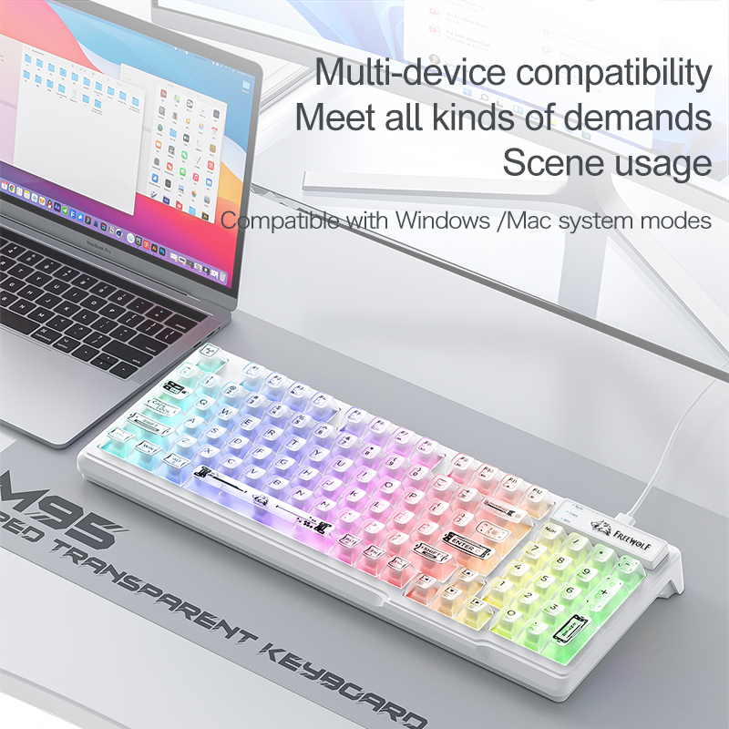 Kabelgebundene RGB Transparent – Keyboard Gaming Transparent Bewertung und Preis